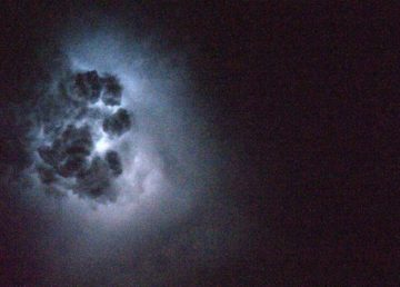 The European Space Agency's Paolo Nespoli took this image of lightning over Brazil from the International Space Station in January 2011. Image Credit: ESA/NASA