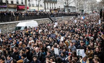 Il corteo dell'11 gennaio a Parigi. Foto: Yann Caradec from Paris, France