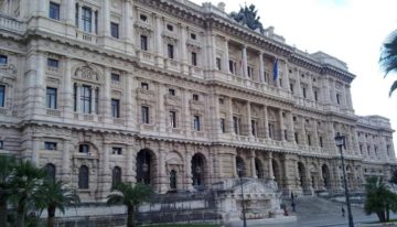 Il palazzo di giustizia a Roma (Palazzaccio) sede della Corte suprema di Cassazione. Foto: Giorgio Castore