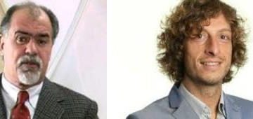 Glauco Benigni a sinistra nella foto intervista Andrea Beccalli