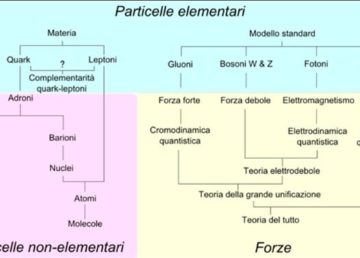 "Particle overview it" di Headbomb (original work); Mess (Italian translation) - File:Particle overview.svg. Con licenza CC BY-SA 3.0 tramite Wikimedia Commons.