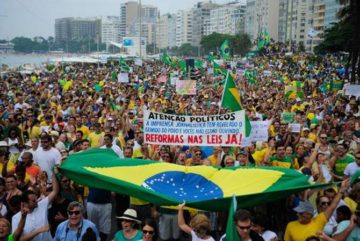 Manifestazione 15 marzo. Foto: Agencia Brasil