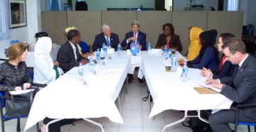 Secretary Kerry Meets Five Representatives of Somali Civil Society in Mogadishu 5-5-2015. Photo: US Gov.