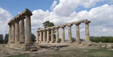 Metapontum. Il tempio di Hera. Autore: Σπάρτακος. Caricato su http://commons.wikimedia.org/wiki/ dall’autore.
