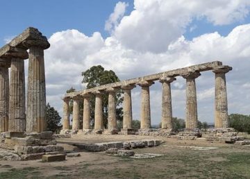 Metapontum. Il tempio di Hera. Autore: Σπάρτακος. Caricato su http://commons.wikimedia.org/wiki/ dall’autore.