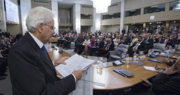 Il Presidente Mattarella alla XI Conferenza degli ambasciatori. Foto: Quirinale.