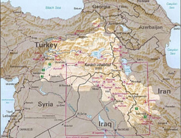 "Kurdish-inhabited area by CIA (1992)" di Source stated "The following maps were produced by the U.S. Central Intelligence Agency, unless otherwise indicated." - Perry-Castañeda Library Map Collection at The University of Texas at Austin. Con licenza Pubblico dominio tramite Wikimedia Commons