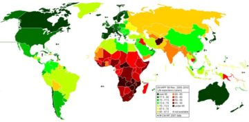 "Life Expectancy 2005-2010 UN WPP 2006" di User: Panos84 (Panagiotis V. Lazaridis) - Opera propria Con licenza GFDL tramite Wikimedia Commons - https://commons.wikimedia.org/wiki/File:Life_Expectancy_2005-2010_UN_WPP_2006.PNG#/media/File:Life_Expectancy_2005-2010_UN_WPP_2006.PNG