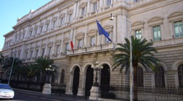 Roma, via Nazionale: Palazzo Koch, sede di rappresentanza della Banca d'Italia. File "Monti - via Nazionale Palazzo Koch 1000117". Foto di Lalupa