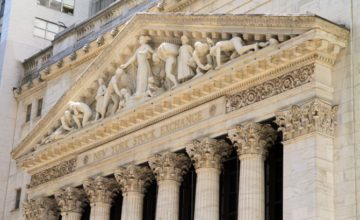 Detail of New York Stock Exchange "USA-NYC-New York Stock Exchange" by Ingfbruno