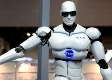 "TOPIO 3" by Humanrobo - Own work. Licensed under CC BY-SA 3.0 via Commons - https://commons.wikimedia.org/wiki/File:TOPIO_3.jpg#/media/File:TOPIO_3.jpg