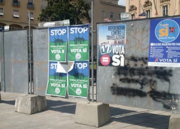 Referendum trivelle. Foto di Umberto NURS - CC BY-SA 4.0, https://commons.wikimedia.org/w/index.php?curid=48204876