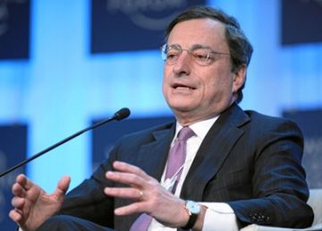 Mario Draghi. Foto del World Economic Forum - Flickr: Mario Draghi - World Economic Forum Annual Meeting 2012, CC BY-SA 2.0, https://commons.wikimedia.org/w/index.php?curid=18185214