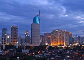 Lining up Jakarta's skyscrapers along the CBD with Wisma 46 as the centerpiece. Foto di yohanes budiyanto - http://www.flickr.com/photos/joe-joe/2303992129/, CC BY 2.0, https://commons.wikimedia.org/w/index.php?curid=8787780