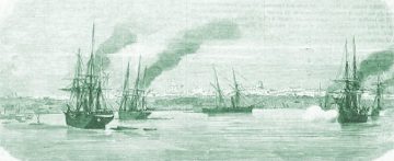 Lo sbarco dei Mille a Marsala da un disegno di un ufficiale osservatore, a bordo di una nave inglese. Autore sconosciuto - The Illustrated London News, Pubblico dominio, https://commons.wikimedia.org/w/index.php?curid=6395285