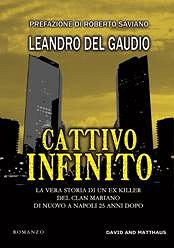 Copertina: Cattivo infinito di Leandro Del Gaudio – David and Matthaus