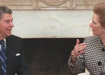 Ronald Reagan e Margaret Thacher alla Casa Bianca (1988), The Ronald Reagan Presidential Library, Pubblico Dominio