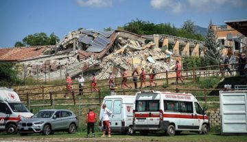 Amatrice, Operazioni di soccorso della Croce Rossa Italiana, foto Gianluca Fortunato / Italian Red Cross, da Flickr