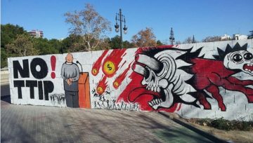 Mural TTIP València graffiti – 6, di Coentor, Wikimedia Commons