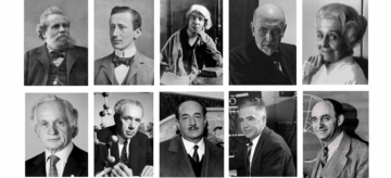 Giosuè Carducci, Guglielmo Marconi, Grazia Daledda, Luigi Pirandello, Rita Levi Montalcini, Mario Capecchi, Giulio Natta, Salvatore Quasimodo, Emilio Segrè, Enrico Fermi.