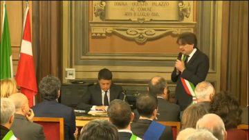 Asti, incontro di Renzi con i sindaci del territorio e le istituzioni locali Immagini messe a disposizione con licenza CC-BY-NC-SA 3.0 IT 08/11/2016