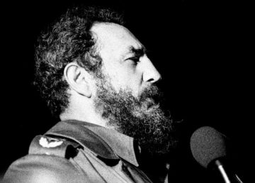Fidel Castro a L’Avana nel 1978. Foto di Marcelo Montecino, Flickr.
