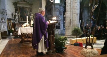 I funerali dello scrittore Vittorio Sermonti alla Basilica di Santa Maria del Popolo di Roma, foto di Massimo Predieri per italiani.net