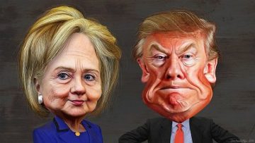 Hillary Clinton, Donald Trump, di DonkeyHotey, Flickr