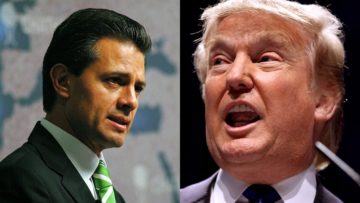 Peña Nieto e Donald Trump, montaggio foto di Italiani, foto di Chatham House e di Gage Skidmore, tratte da Flickr, Creative Commons 2.0 Generic.