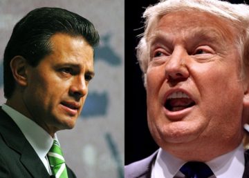 Peña Nieto e Donald Trump, montaggio foto di Italiani, foto di Chatham House e di Gage Skidmore, tratte da Flickr, Creative Commons 2.0 Generic.