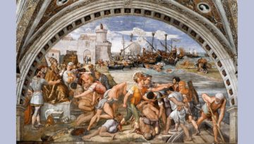 Battaglia di Ostia di Raffaello Sanzio e allievi (1514-1515)
