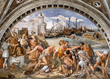 Battaglia di Ostia di Raffaello Sanzio e allievi (1514-1515)