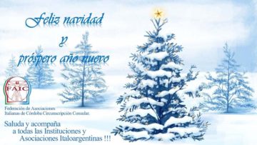 Gli auguri dalla FAIC