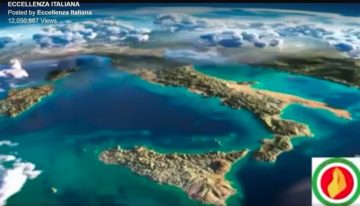 Fermo fotogramma tratto del video Eccellenza Italiana da Facebook @EccellenzaItalianaPage.