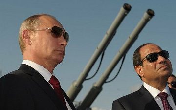 Il presidente russo Putin e quello egiziano al-Sisi, dal sito di Vladimir Putin en.putin.kremlin.ru