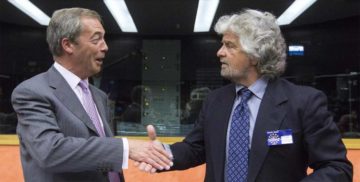 L’addio rimandato di Grillo a Farage. Immagine tratta da http://www.beppegrillo.it/2017/01/dear_nigel.html
