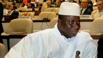 L’ex-presidente del Gambia Yahya Jammeh. Foto via IISD/Earth Negotiations Bulletin.