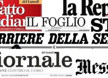 Montaggio testate giornalistiche da www.giornalone.it