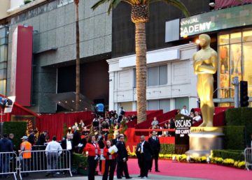 The red carpet at the intersection of Hollywood and Highland during the 81st Academy Awards Ceremony (Creative Commons Attribution-Share Alike 3.0 Unported)