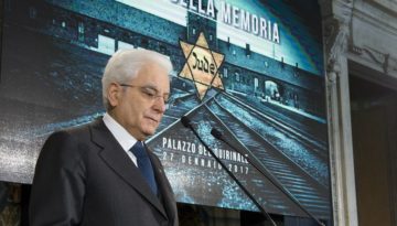 Quirinale 27/01/2017. Il Presidente della Repubblica Sergio Mattarella in occasione del suo intervento alla celebrazione del "Giorno della Memoria"