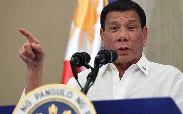 Il presidente delle Filippine Rodrigo Duterte. Foto via Wikimedia Commons.