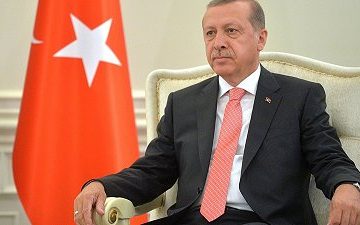 Il presidente turco Erdogan, 2015. Foto via Kremlin.ru.