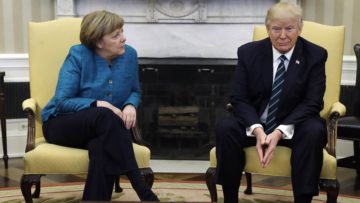 Incontro Trump Merkel 2017