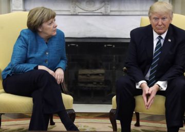 Incontro Trump Merkel 2017