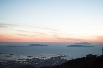 Panorama di Trapani visto da Erice foto di ©Lorenza Rallo