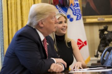 Donald Trump and Ivanka Trump discussed a wide range of topics with Commander Whitson and her fellow astronaut, Colonel Jack Fischer (The White House)