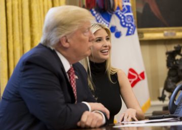 Donald Trump and Ivanka Trump discussed a wide range of topics with Commander Whitson and her fellow astronaut, Colonel Jack Fischer (The White House)