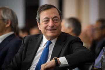 Mario Draghi, Presidente BCE. Flickr, Foto di repertorio