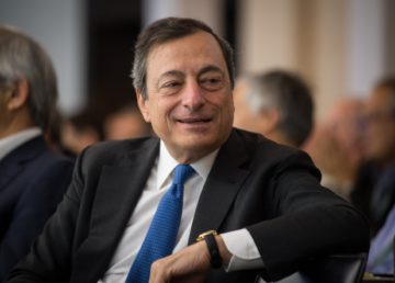 Mario Draghi, Presidente BCE. Flickr, Foto di repertorio