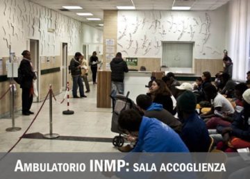 Ambulatorio sala d'accoglienza INMP: cortesia